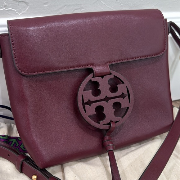 Tory Burch Royal Burgundy Miller Crossbody - Picture 2 of 3